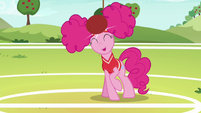 Pinkie Pie bumps softball with her head S6E18