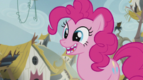 Pinkie with broken teeth S5E8