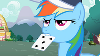 Rainbow Dash with card S2E07