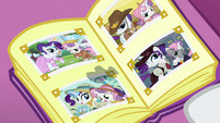 Rarity and Sweetie Belle's tear-stained photo album S7E6