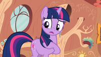 Twilight with hoof in her mane S2E20