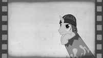 Hoofdini inside a cannon barrel S6E6