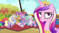 Princess Cadance rolling her eyes at Twilight S7E22