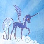 Princess Luna in the prologue S1E01