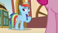 Rainbow "Applejack was too busy to come" S9E6