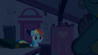 Rainbow Dash happy to see Mrs. Cake S6E15