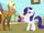 Rarity and Trenderhoof at train station promotional S4E13.jpg