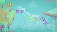 Rollercoaster of Friendship Title Card - Swedish