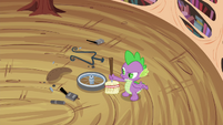 Spike sees the mess S4E15