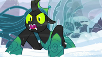 Chrysalis "stay still so I can blast you!" S9E24