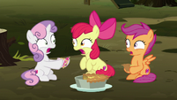 Cutie Mark Crusaders in complete shock S8E10