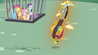 Discord being levitated S4E26