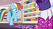 Rainbow Dash "can they clean up glitter?" S8E17