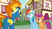 Rainbow Dash completely stunned S6E7