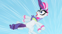 Rarity flails her arms as she freefalls S1E16