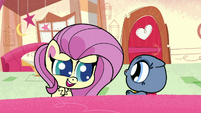 Fluttershy about to forgive Bubbles again PLS1E4b