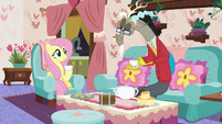 Fluttershy and Discord's "normal" tea party S7E12