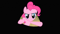 Pinkie breaks the fourth wall for the last time in season 1.