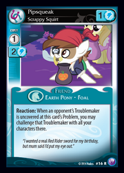 Pipsqueak, Scrappy Squirt card MLP CCG