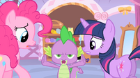 Spike stands up for Rarity S1E20