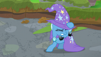 Trixie with singed hair and cloak S9E20