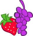 Berryshine's cutie mark (same as those of Berry Dreams and Silver Berry).