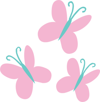 my little pony with butterfly cutie mark