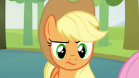 Applejack is annoyed.