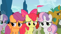 The Cutie Mark Crusaders being cute and disappointed