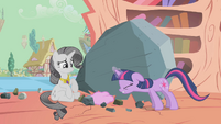 Confused grey Rarity angry Twilight S2E2