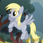 Derpy flying S1E8