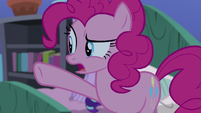 Pinkie Pie "and easy to talk to!" S8E3