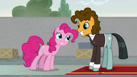 Pinkie Pie happy to see 'Cheese' again S9E14