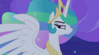 Celestia partially listening to Twilight S8E7