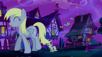 Giant Derpy walking away S5E13