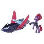 Guardians of Harmony Tempest Shadow figure and Sky Skiff toy