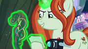 Photographer with strands of Mane Six's hair S8E13