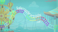 Rollercoaster of Friendship Title Card - Polish