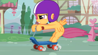 Scootaloo landing with a scooter S3E6