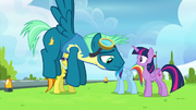 Sky Stinger hovers by with destroyed confidence S6E24