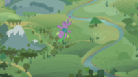 Spike falling out of the sky S5E25