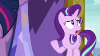 Starlight Glimmer --in a literal puff of smoke-- S6E25