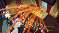 Tirek draining everypony in the auditorium S4E25