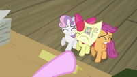 CMC being hit by paper S2E23