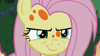 Fluttershy smirking confidently S7E20