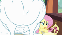 Fluttershy under Bulk S4E10