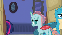 Ocellus follows Twilight out of the room S8E16