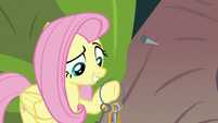 Pegasus Angel holding Fluttershy's keys S9E18