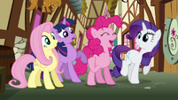Pinkie Pie 'We'll deliver the care package to Rainbow Dash' S3E07