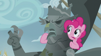 Pinkie being a ventriloquist S5E8